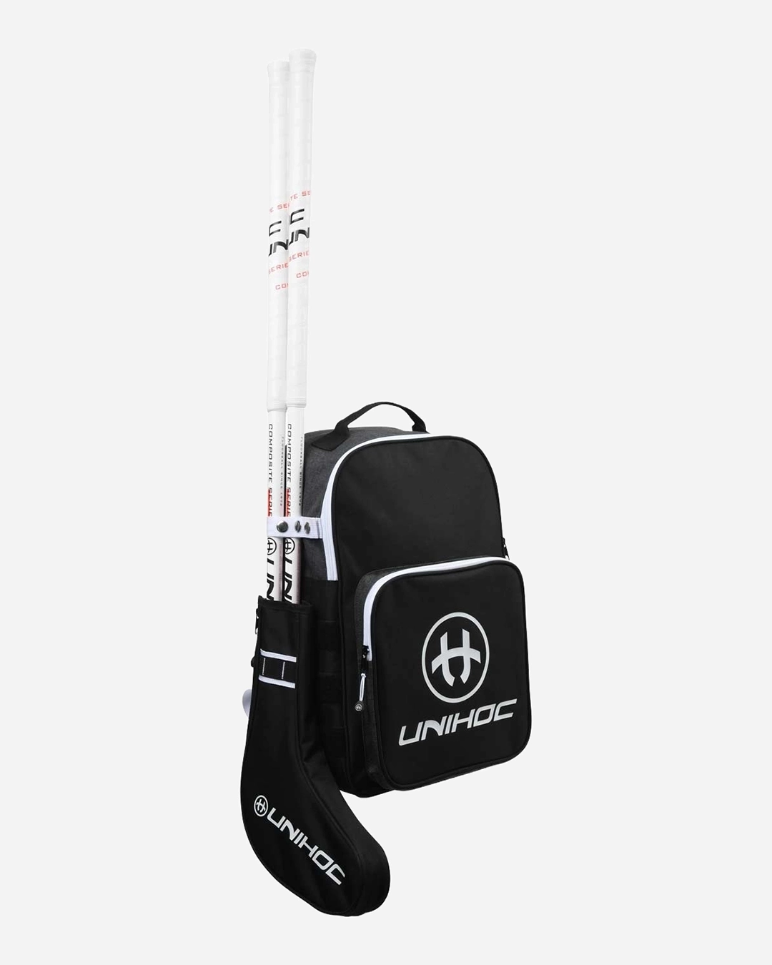 Backpack TACTIC (with stick holder) black/white