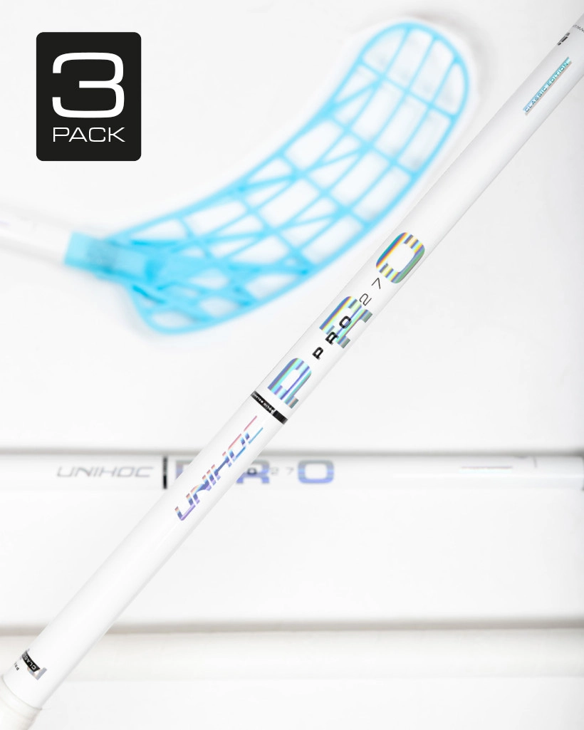 3-PACK STICK UNILITE PRO 27 CLASSIC WHITE/BLUE