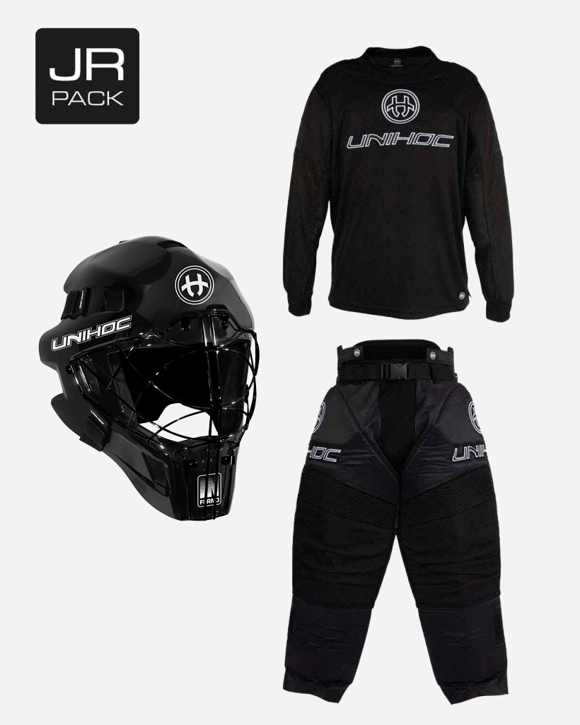 GOALIE PACK INFERNO ALL BLACK JR
