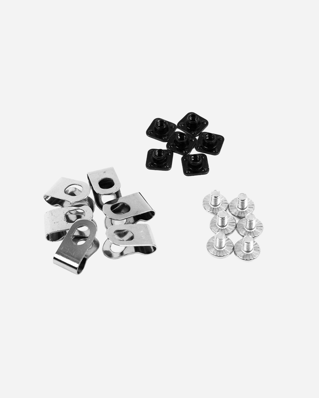 Mask spare part nuts and clips set (6 pcs)