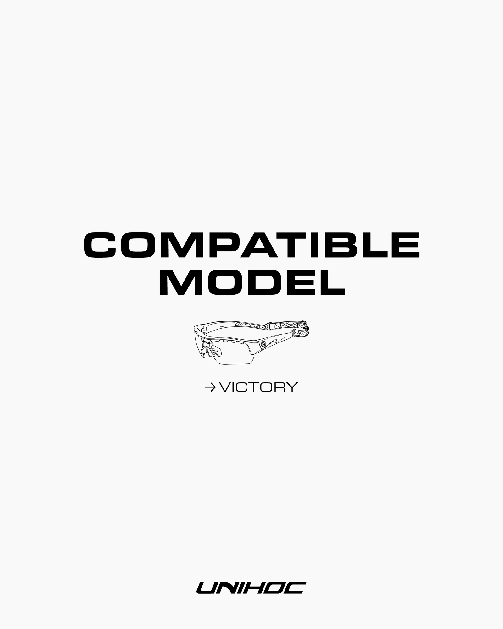 Spare part noseholder (incl. screws) VICTORY black-rollover image