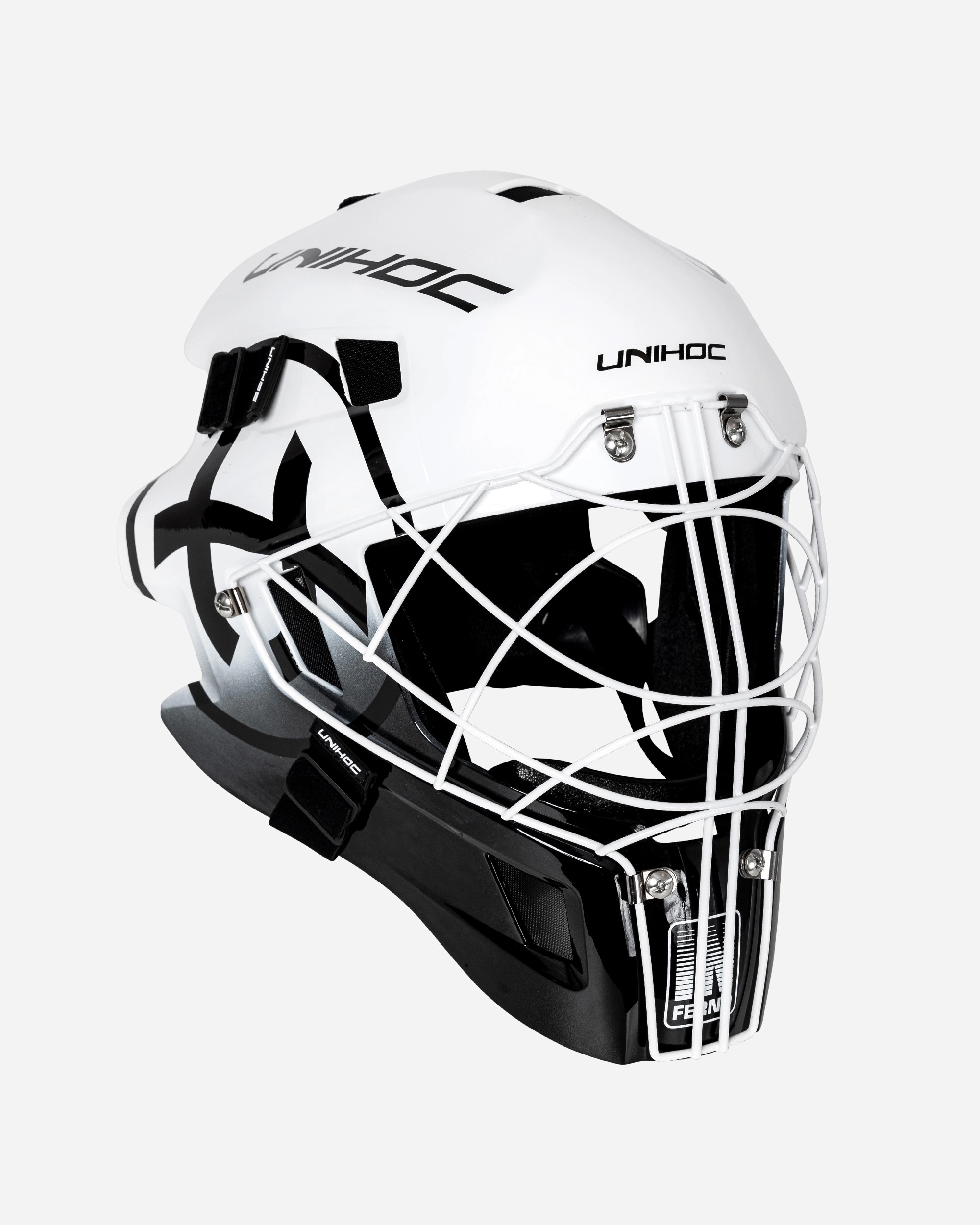 GOALIE MASK INFERNO 66 CAT-EYE CAGE WHITE/BLACK