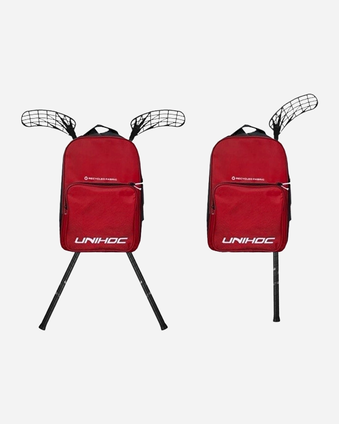 Backpack UNIHOC CLASSIC (stick holder) red (25L)-rollover image