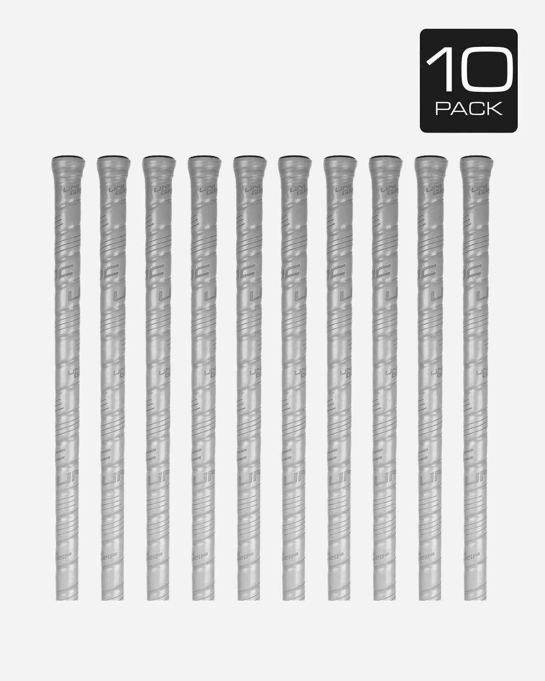 10-PACK UNI GRIP GREY