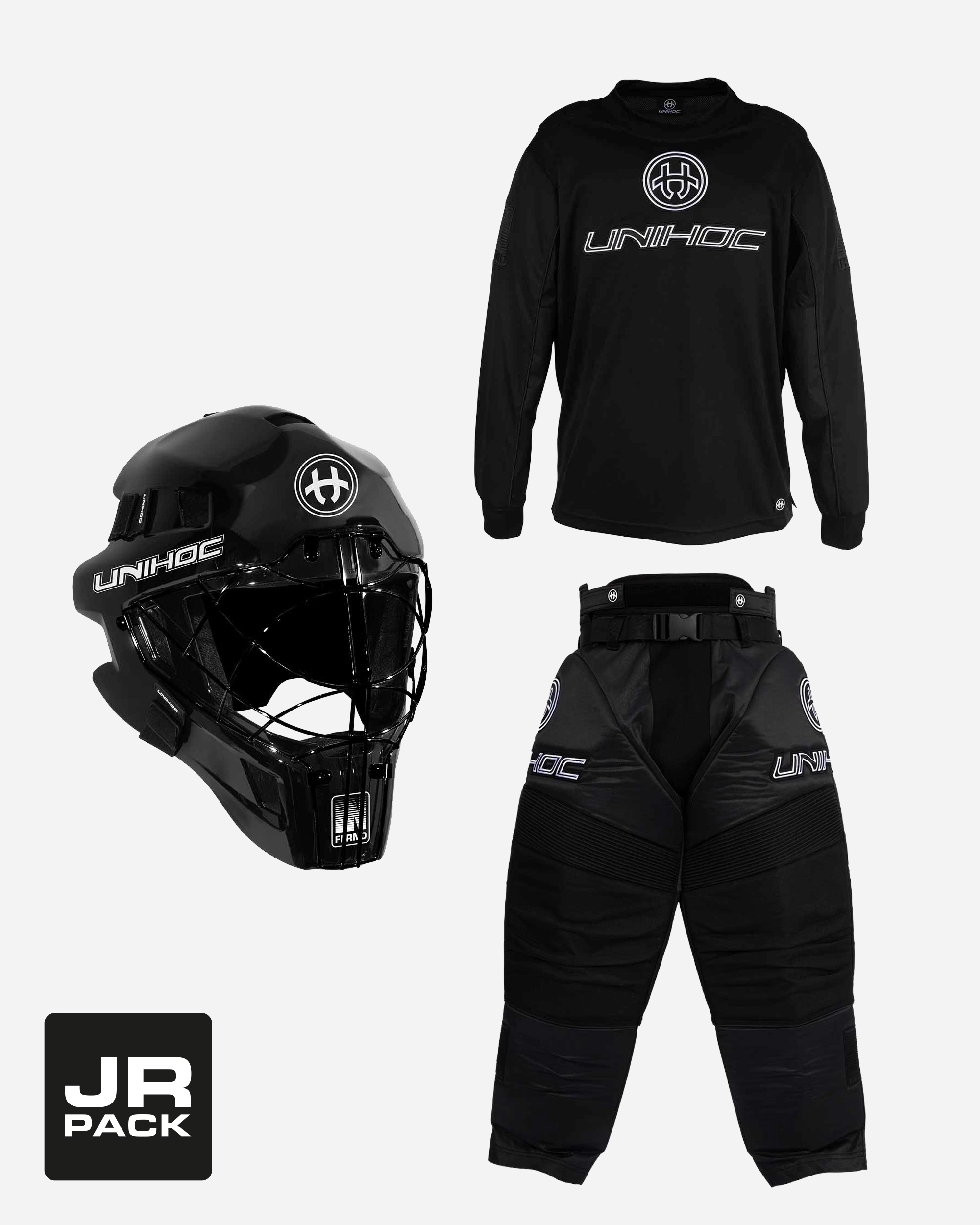 GOALIE PACK INFERNO ALL BLACK JR
