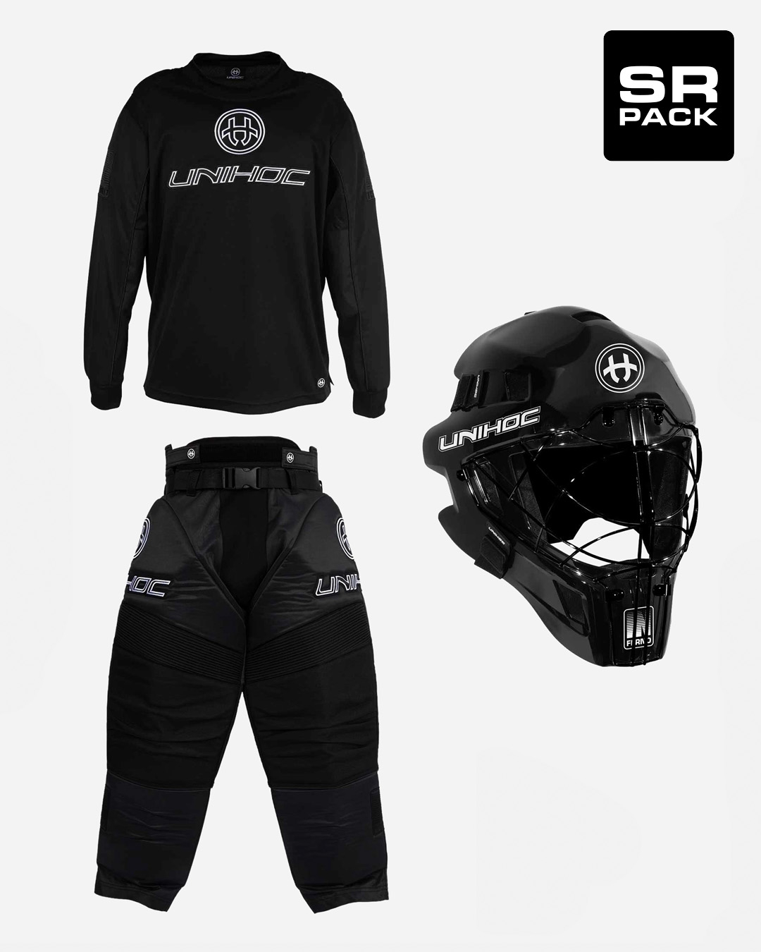 GOALIE PACK INFERNO ALL BLACK SR