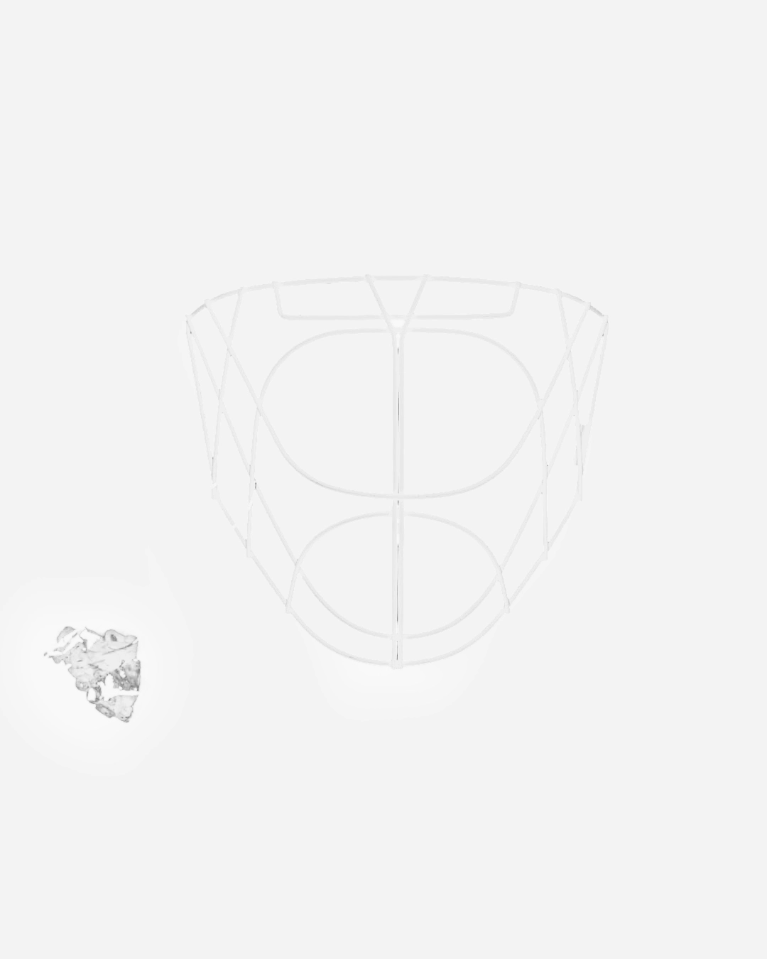 MASK SPARE PART CAGE ALPHA PRIME WHITE