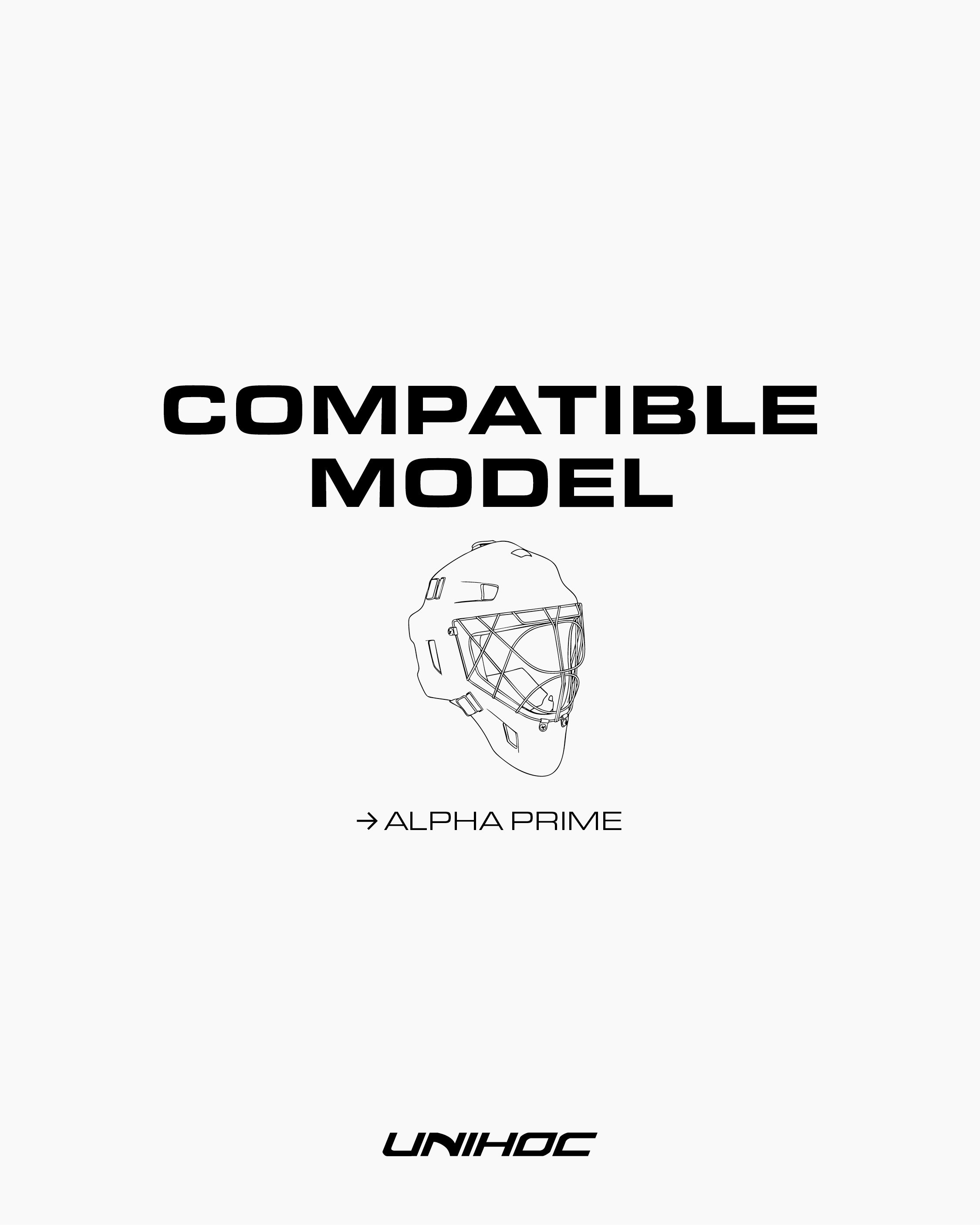 MASK SPARE PART CAGE ALPHA PRIME WHITE-rollover image