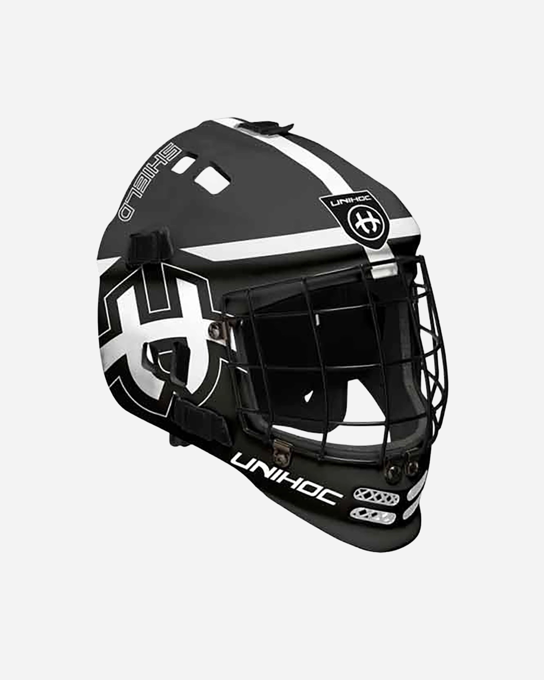 Goalie Mask Unihoc Shield black/white