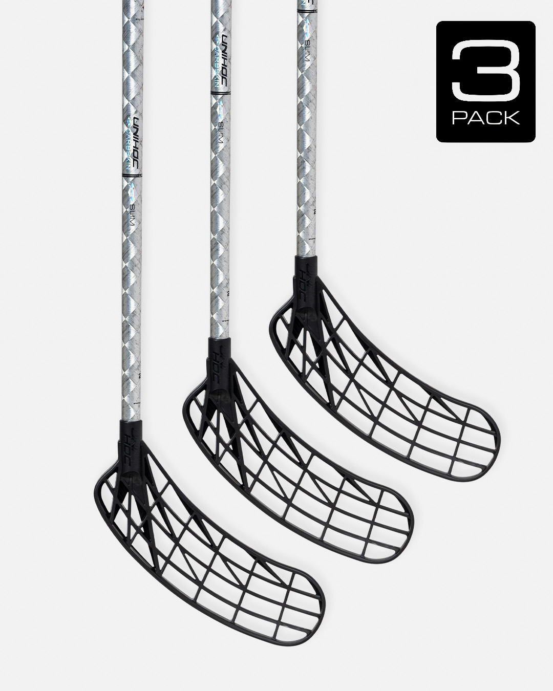 3-PACK STICK UNILITE CARBSKIN TI 29 SLIM SILVER