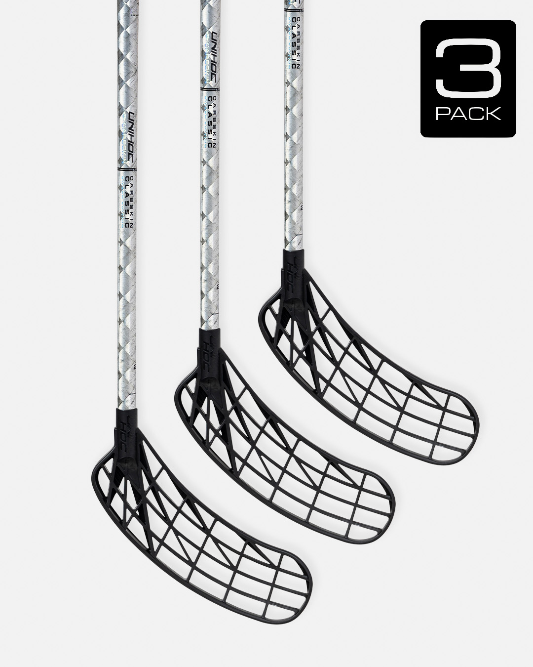 3-PACK STICK UNILITE CARBSKIN TI 29 CLASSIC SILVER