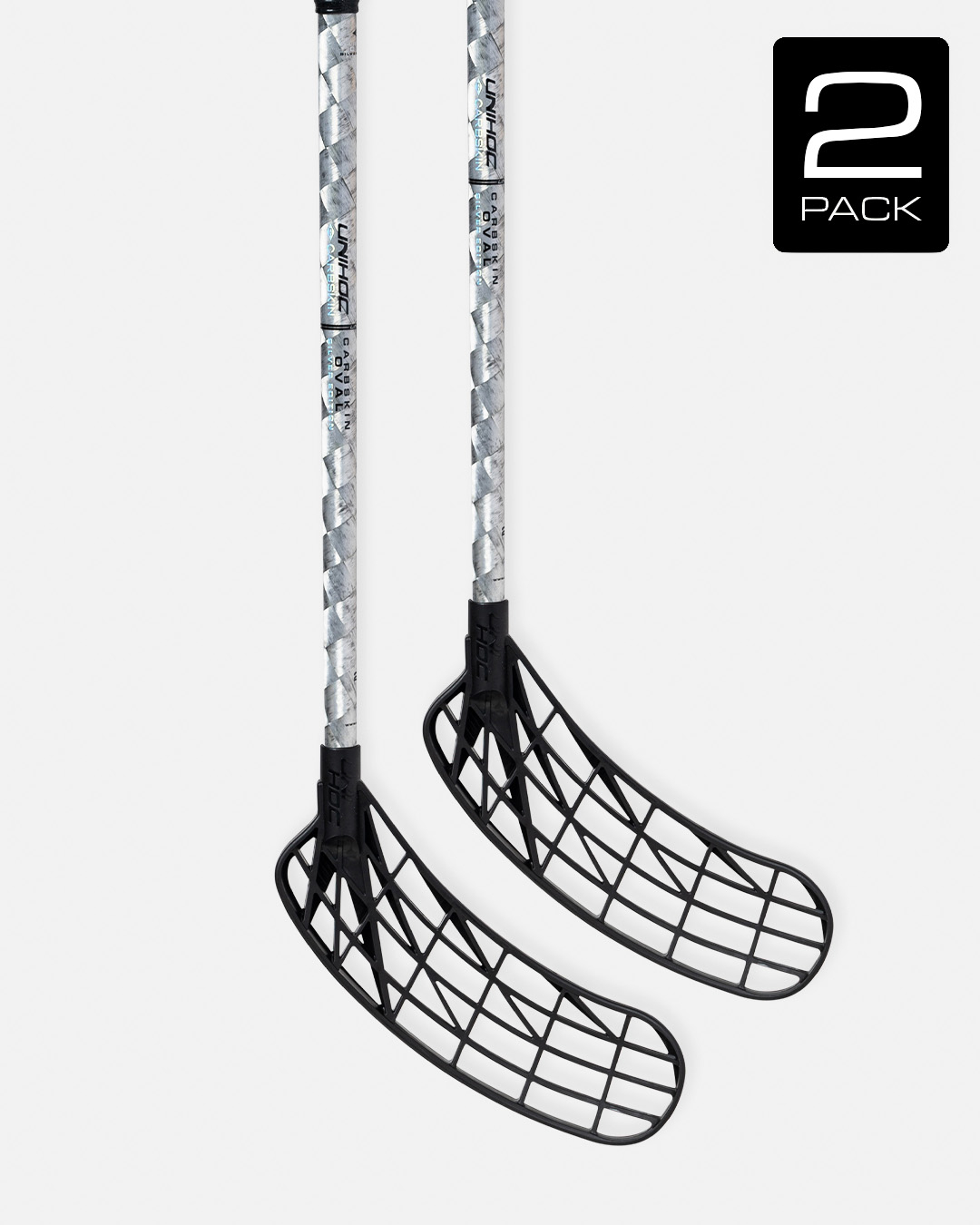 2-PACK STICK UNILITE CARBSKIN TI 29 OVAL SILVER