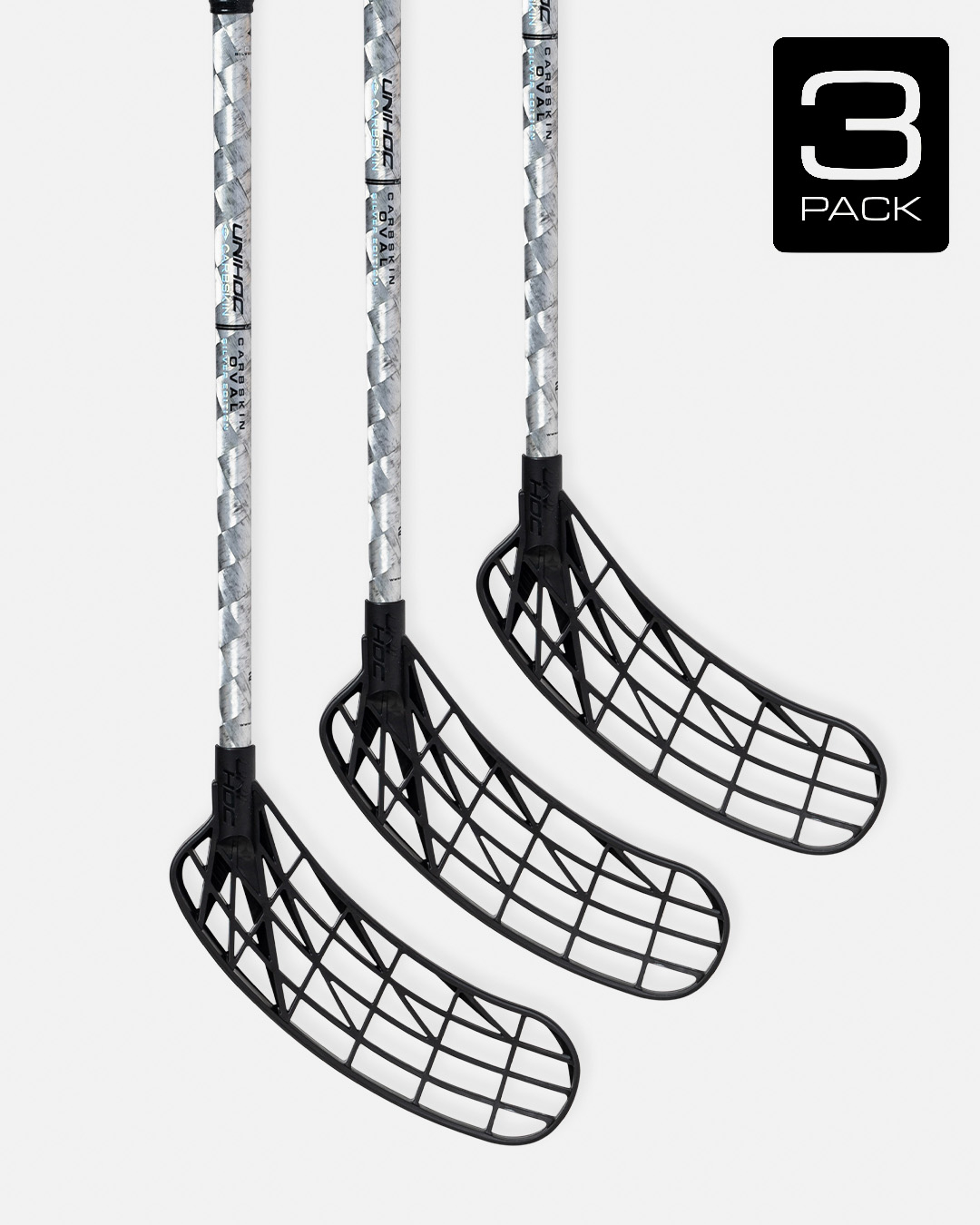 3-PACK STICK UNILITE CARBSKIN TI 29 OVAL SILVER