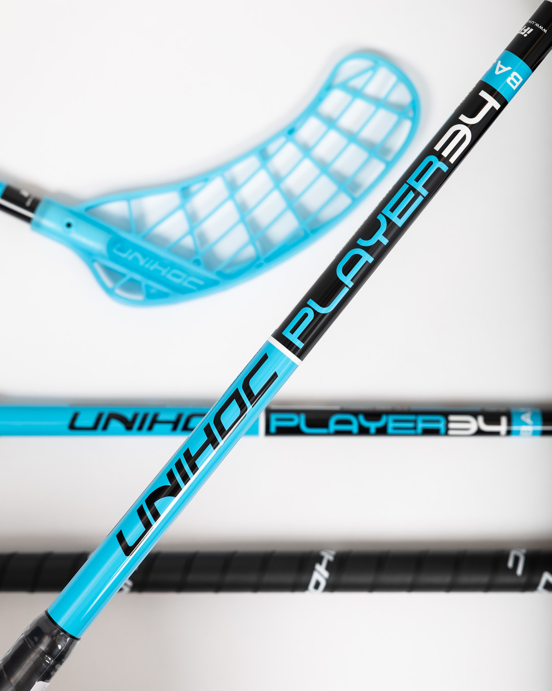 STICK UNIHOC PLAYER 34 BLACK/BLUE