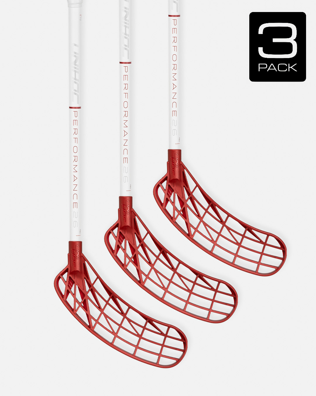 3-PACK STICK UNILITE PERFORMANCE FL 26 WHITE/RED