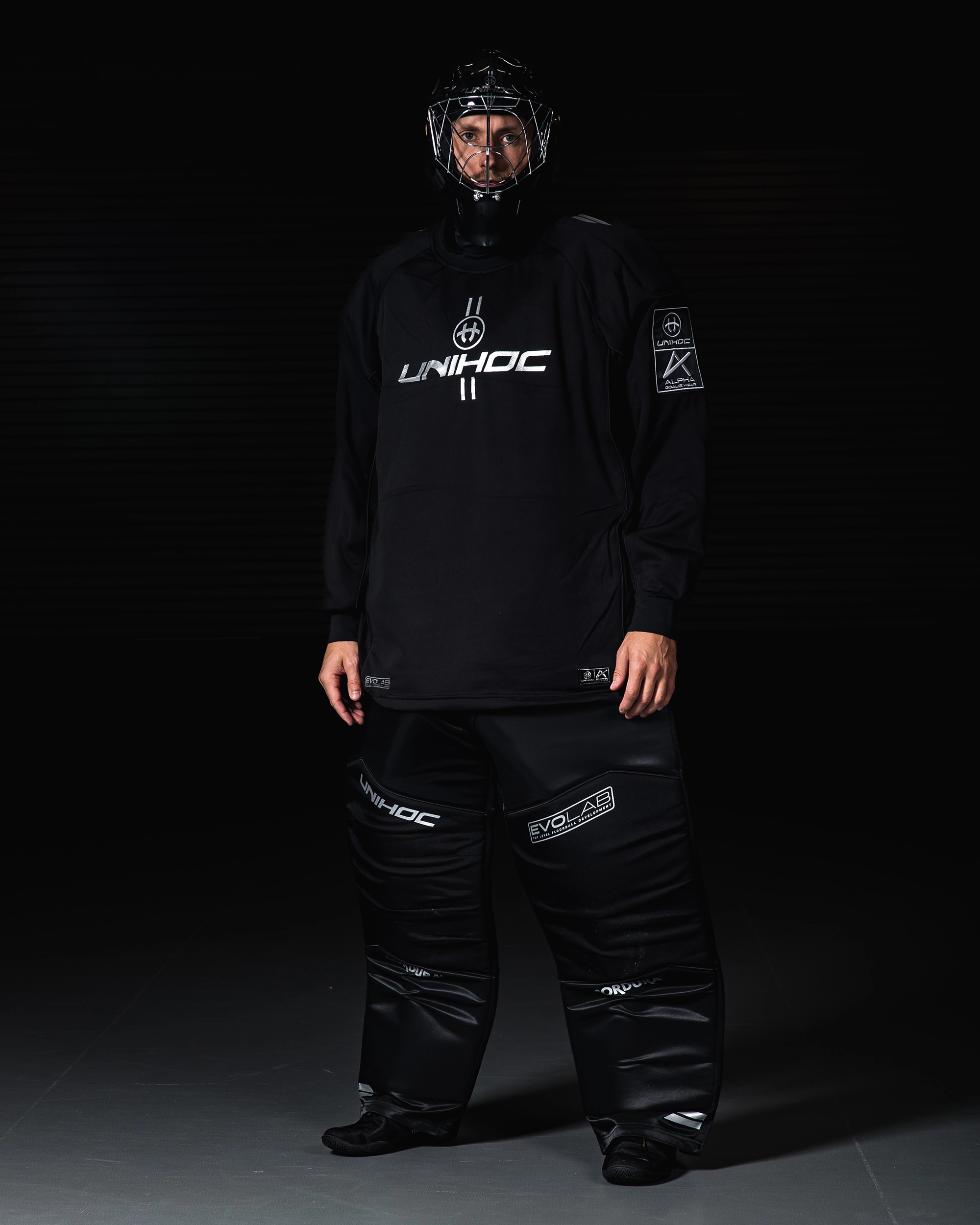 SWEATER ALPHA EVOLAB BLACK/SILVER-rollover image