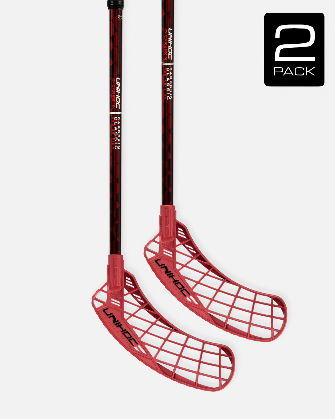 2-PACK STICK EPIC CARBSKIN FL 29 OVAL RED