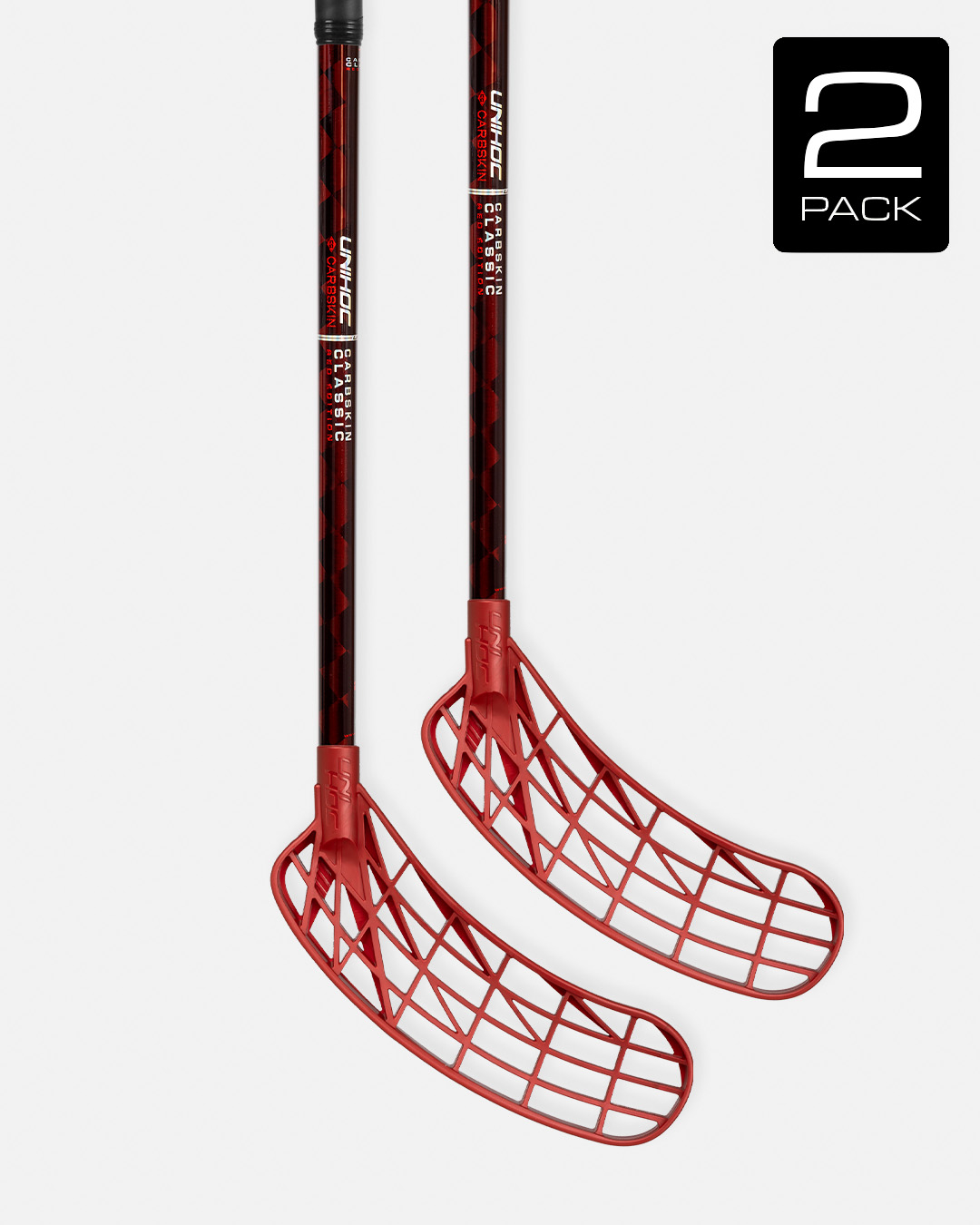 2-PACK STICK UNILITE CARBSKIN FL 29 OVAL RED